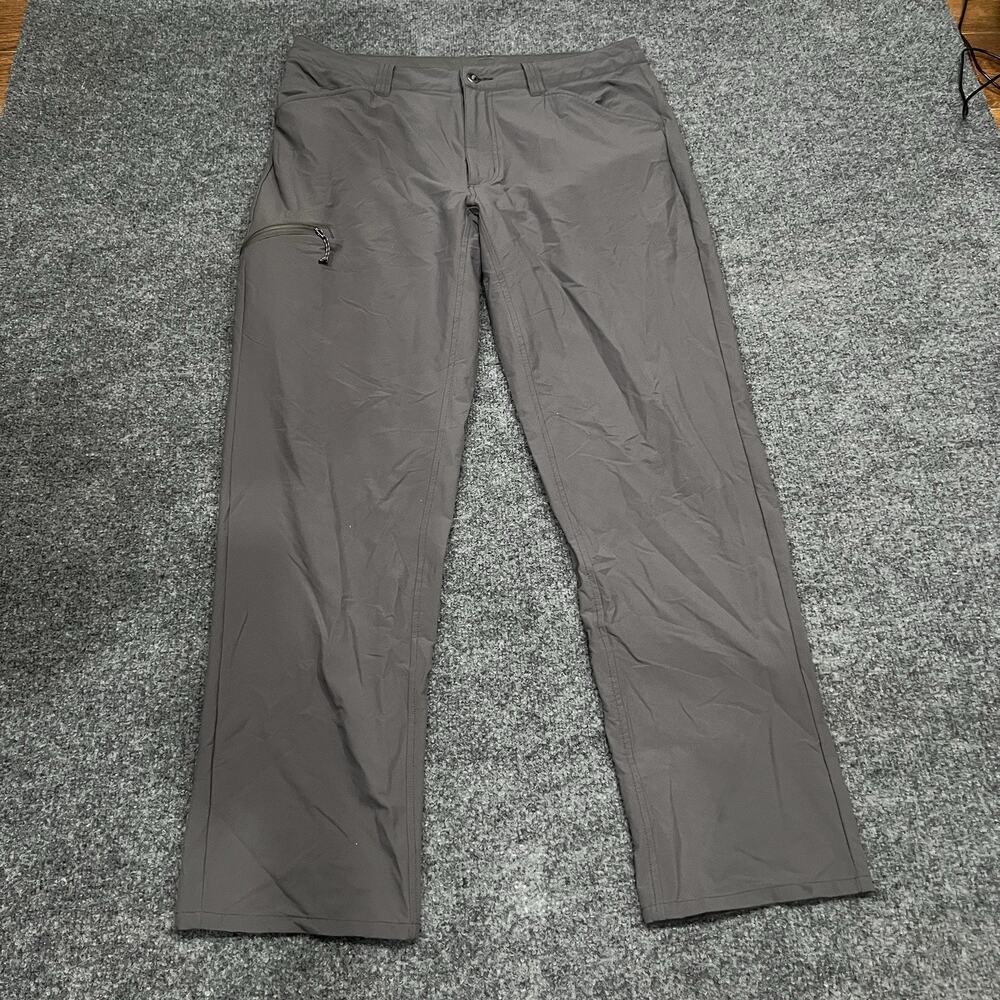 Patagonia Quandary Pants Mens 36 Gray Hiking Outdoor Pockets Lightweight